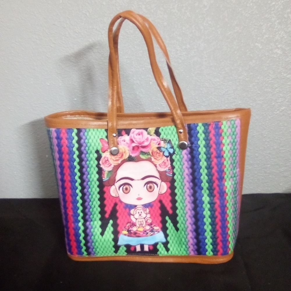 Colorful Patterned Tote Bag ( Casa ) - Picture 4 of 4